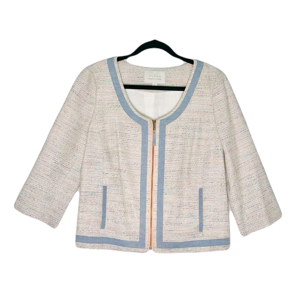 Hinge Designed in Seattle Light Tweed Blazer Jacket S